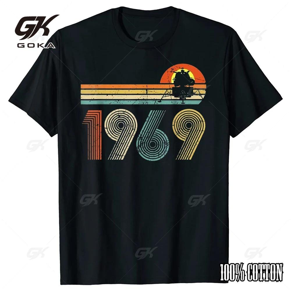 Funny Anniversary 1969 Vintage T Shirt Graphic Cotton Streetwear Short Sleeve Birthday Gifts Summer Style Tops Mens Clothing