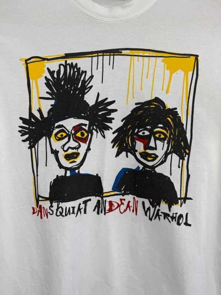 Арт Футболка JeanMichel Basquiat с коротким рукавом Белого цвета Размеры от S до 5XL Унисекс M