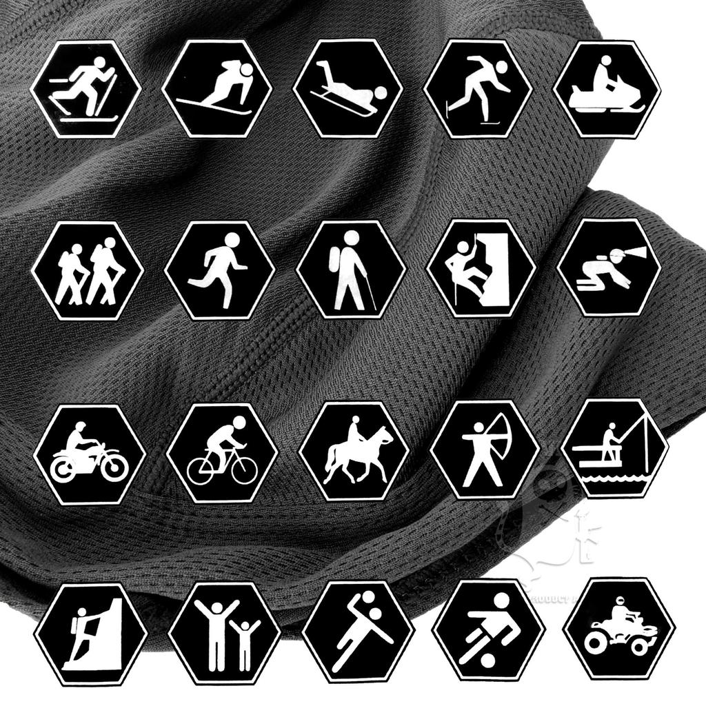 Alpha Label SHENKEL Mesh Bandana Cap with Inner Cap Sun Perfect for Outdoor and Cycling (Black) - Sweat-Wicking, Quick-Drying, Protection, Sports,