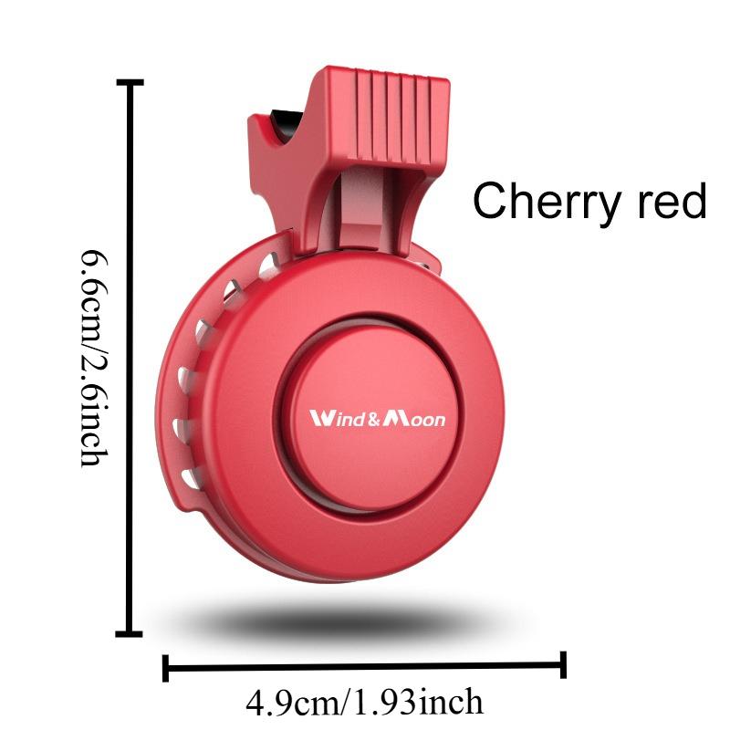 

1pcs Bicycle Electronic Horn Volume Classic Cingtones Rechargeable Not Harsh Road Mountain Bike Warning Alert червоний