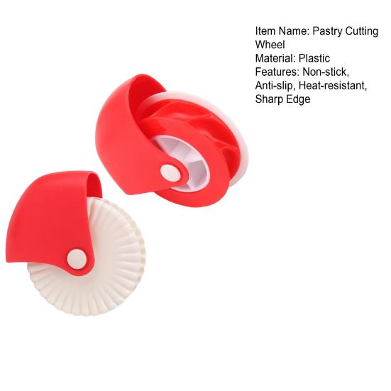 1 Zestaw Krajalnica do makaronu Nieprzywierająca Precyzyjne cięcie Falista tekstura Wielokrotnego użytku Jakość spożywcza Kółko do ciasta Gadżet kuchenny