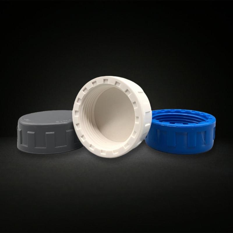 Aquarium Fish Tank Water Tube End Plug Female Thread PVC End Caps Garden Irrigation Pipe End Caps Easy To Install