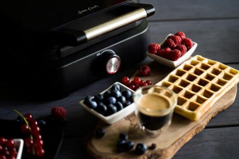 Sam cook psc-130/b 1500w waffle maker
