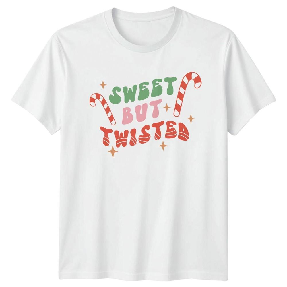 Sweet But Twisted Christmas Holidays Unisexs TShirt Unisexs Tee Graphic Unisex Top S