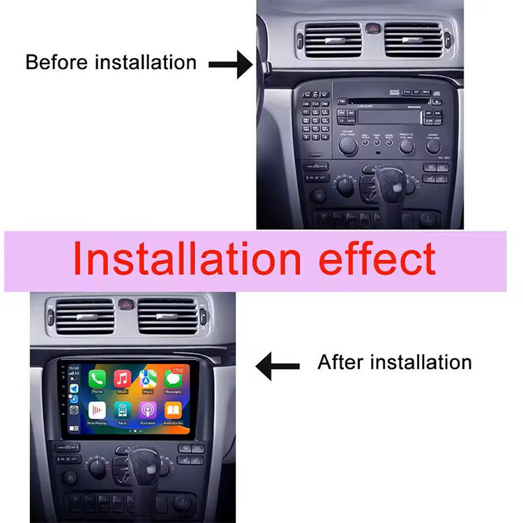 Volvo S80 Compatible GPS Navigation & Android HD Smart Central Control with Reverse Camera and CarPlay.