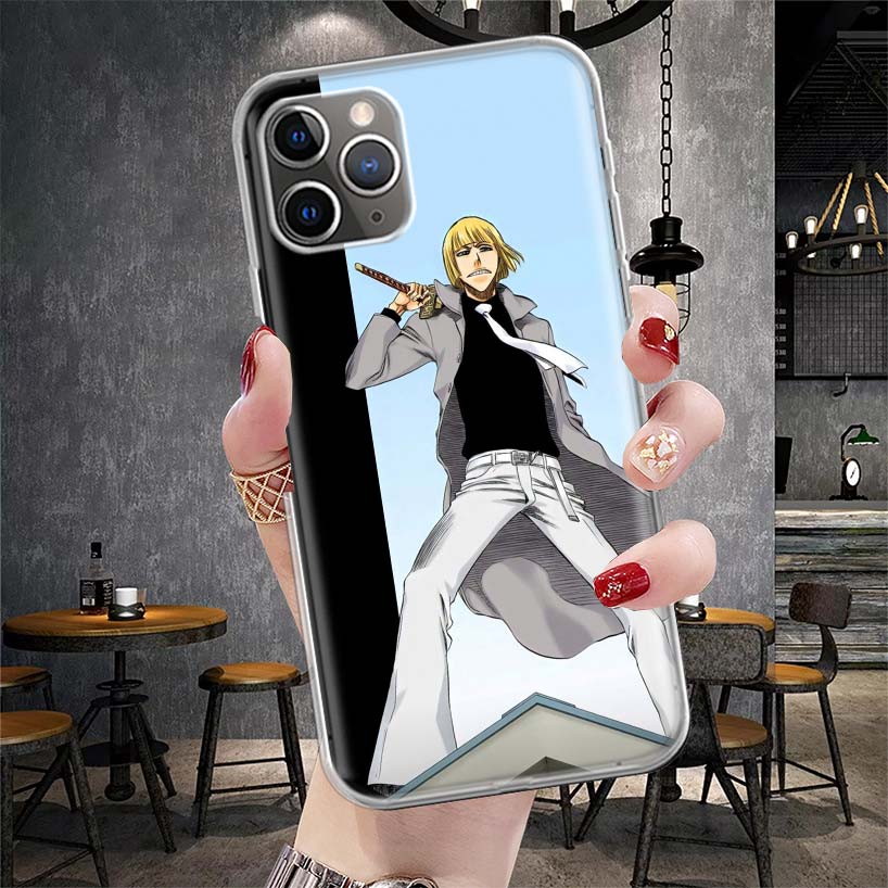 Bleach Shinji Hirako Soft Phone Case For IPhone 11 17 Air 16E 16 Pro Max 15 + 14 Plus 13 Mini 12 Apple 7 SE 8 Fundas Coque 11 17