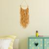Kreativt bohemsk anheng vakkert attraktivt dekorativt elegant Raffia stue