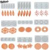 Decorative Lace Mat Sugar Craft Fondant Cake Molds Flower Leaf Shape Silicone Fondant Molds Chocolate Mold For Sugar Craft /Gum