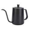 Coffee Pot Coffee Drip Kettle Narrow Mouth Stainless Steel Lightweight with Lid Coffee Fine Mouth Pot Gooseneck Pot (600ml)