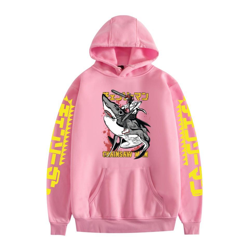Chainsaw Man Anime Hoodie Chainsaw Man Hoodie Streetwear Hooded Sweatshirt Men Women Cosplay Sports