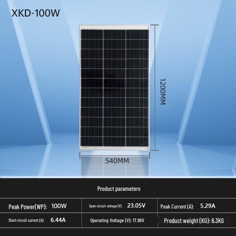 Brand New 200W Monocrystalline Solar Panel for 12V/24V Photovoltaic Power System - Free Shipping