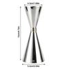 Cone Shape Wine Measuring Cup 30/60ml Spirit Measure Cup Precise Bar Accessories Tool  Bartending