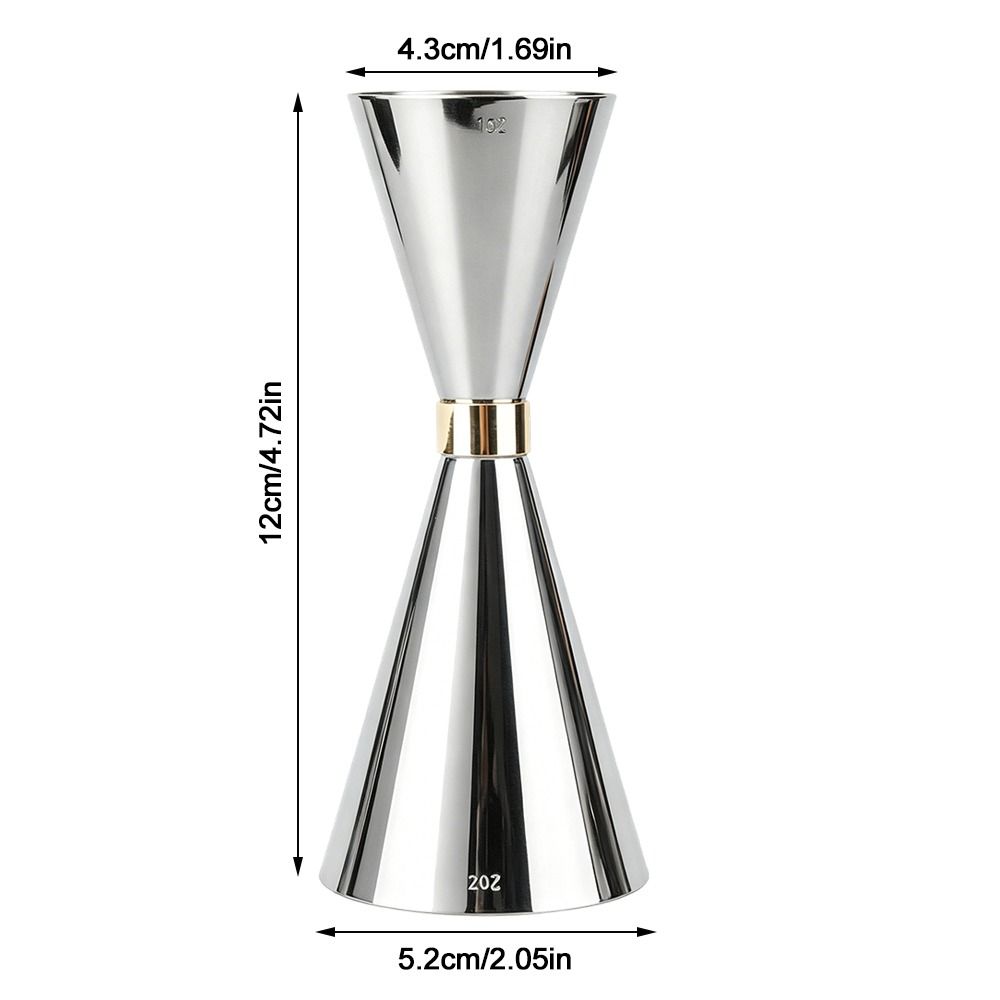 Cone Shape Wine Measuring Cup 30/60ml Spirit Measure Cup Precise Bar Accessories Tool Bartending