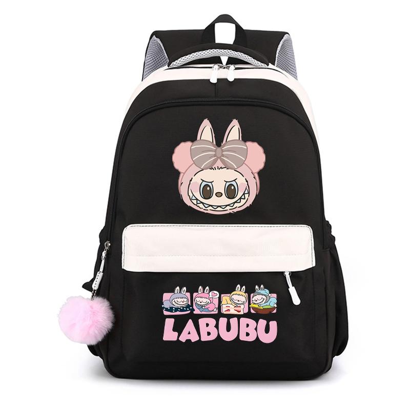 Cute Cartoon Printed Backpack Student Kid Schoolbag Women Large Capacity Waterproof Bookbag Kid Birthday Gift Travel Bag