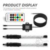 2PCS 1FT COB LED Whip Lights Remote Control Flagpole Antenna Whips for UTV  ATV Off Road Truck Sand Buggy Dune RZR