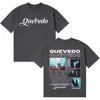 Singer QUEVEDO Buenas Noches 2025 Album Merch  T Shrit Unisex Women Fashion Casual Tees Double Sided Print Short Sleeves Streetwear