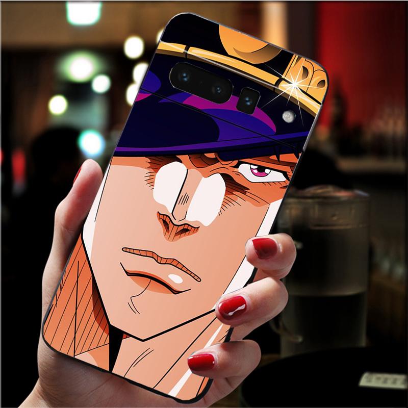 Phone Case for Google Pixel 7 Pro 7 6A 6 Pro 5A 4A 3A Pixel 4 XL Pixel 5 6 4 3 XL 3A XL 2 XL JoJo Bizarre Adventure Case Funda