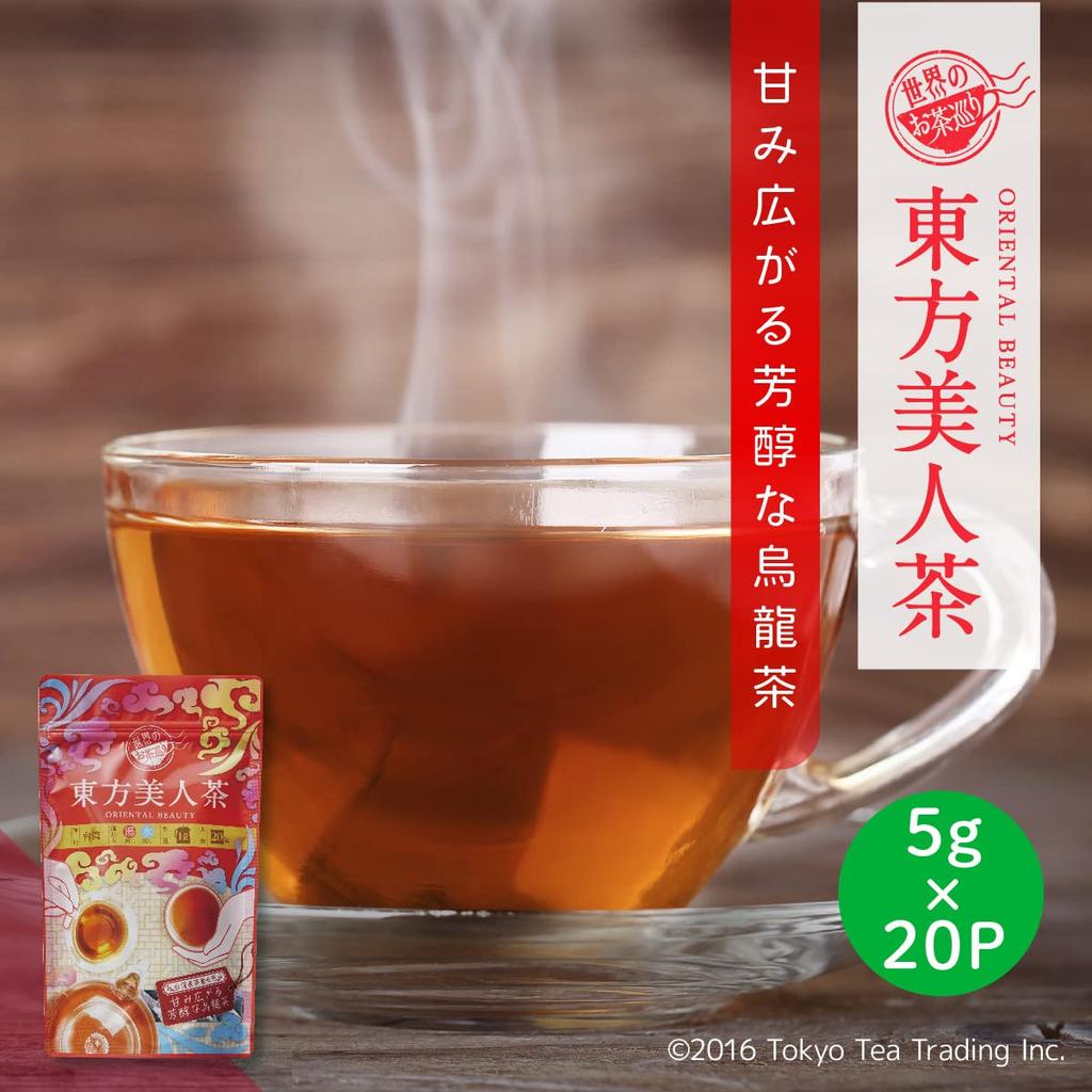Tokyo Tea Trading World Tea Tour Oriental Beauty Tea (Tea Bags) 20P X 3