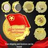 Communist Youth League Strong Magnetic Chest Badge - Youth Standard Student Emblem