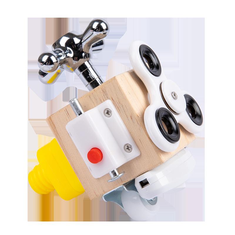Children's Montessori Busy Block: Multifunctional Early Education Logic Training Board