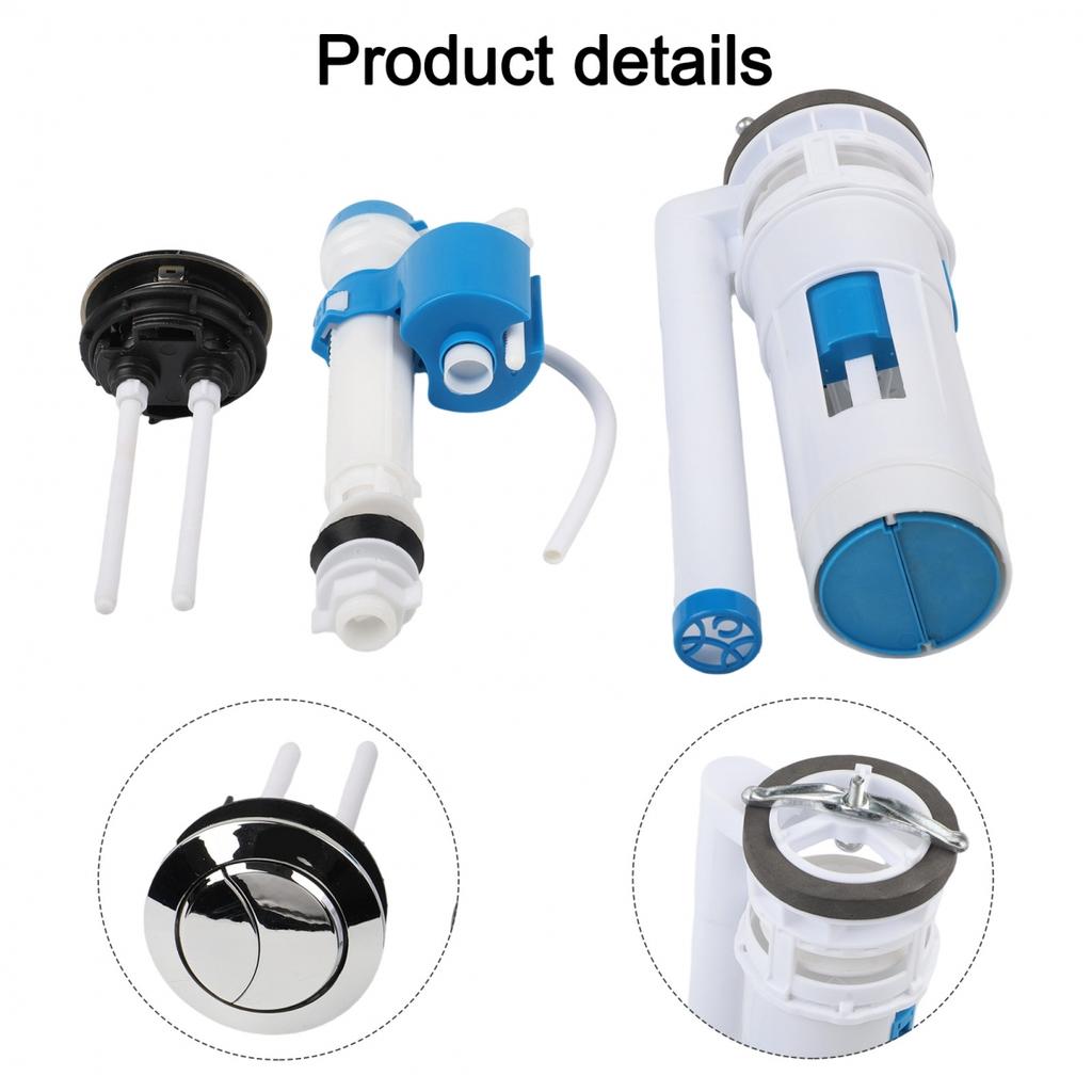 Adjustable Drainage Volume Dual Flush Kit Toilet Flush System