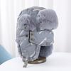 Faux Fur Lining Warm Trapper Hat With Facemask Bomber Hat New Earflap Hat  Cycling