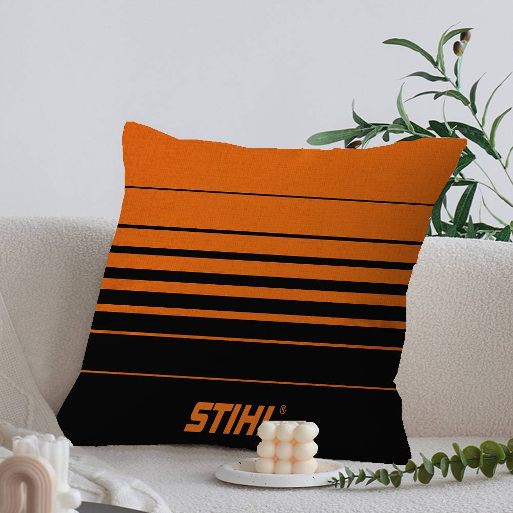 Stihl Logo Aufgedruckte Kissenhülle Design Kissenbezug Dekoration Feiertagsdekoration