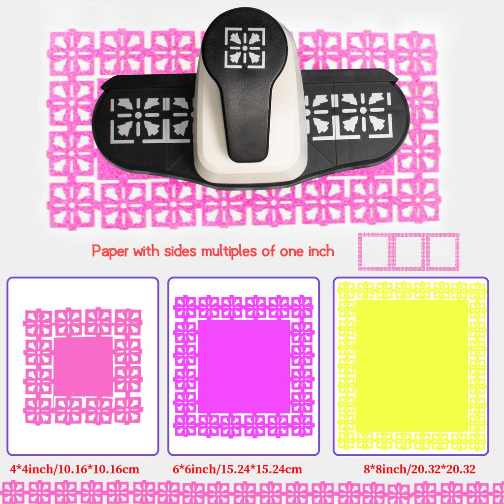 Bastel-Ecke Deko Spitze Stanzer Abrunder Stanzer Papierschneider 3 in 1 Loch Papierschneider Etikett 3 in 1 für Scrapbooking Kartenherstellung
