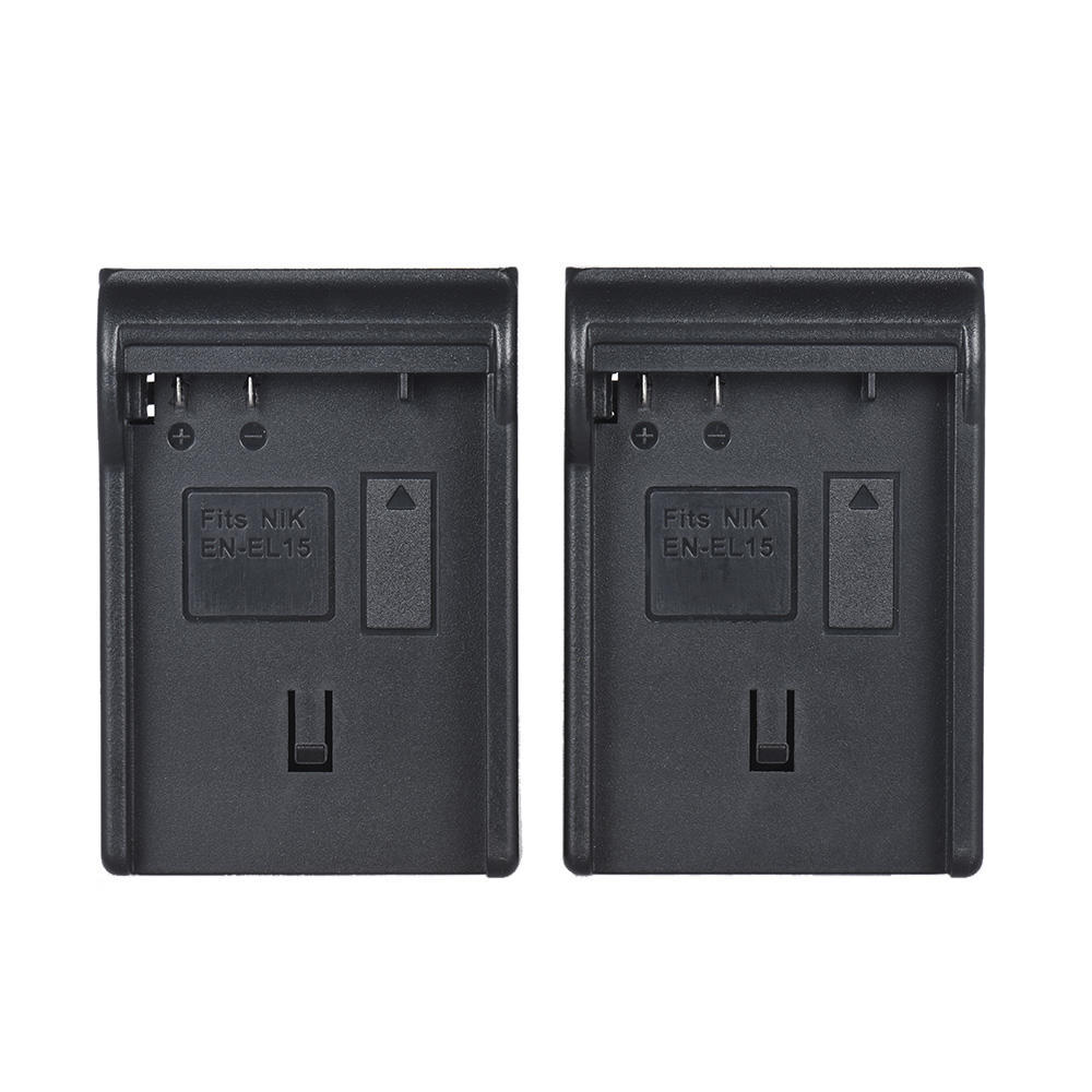 Andoer EN-EL15 Dual Channel Digital Camera Battery Charger W/ LCD Display Replacement for Nikon