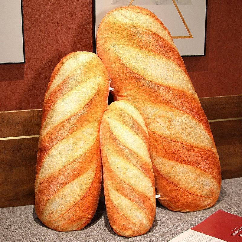 Creative 3d Simulation Snack Butter Bread Pillow For Office And Bedroom