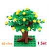 Bausteine Baum Blume Sets Stadt Pflanze Garten Bonsai Wald Natürliche Stadt Straßenansicht Park Dschungel MOC Modell Spielzeug Für Kinder