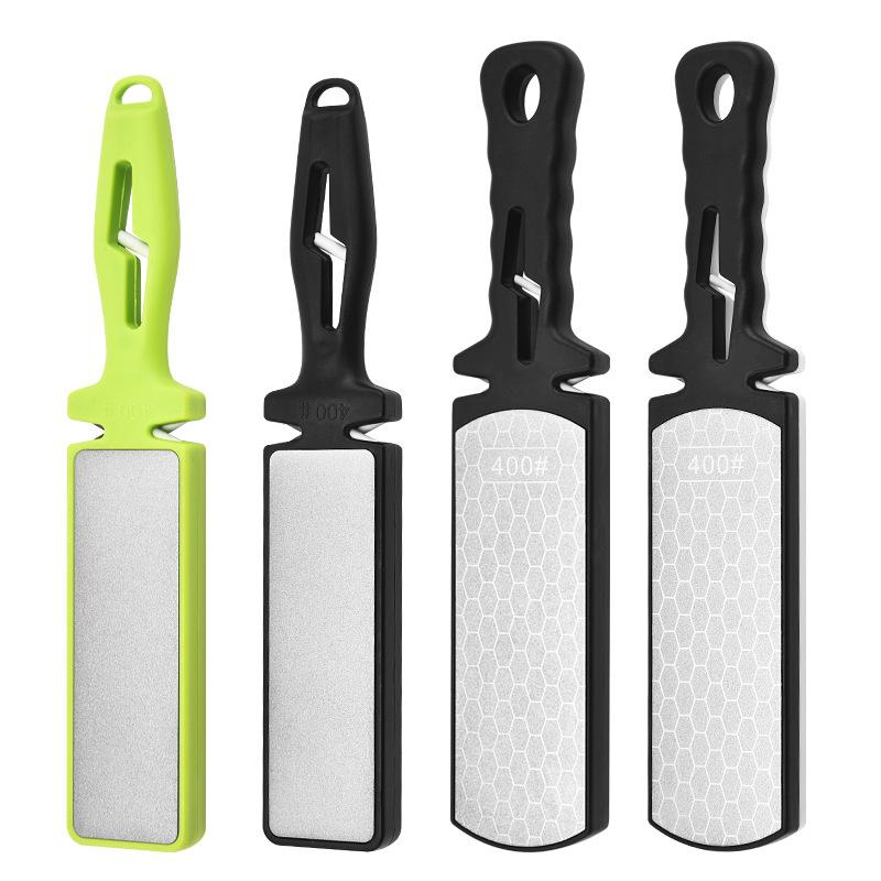 5 In1 Knife Sharpener Diamond Bars 400/1000 Multi-Tool Kitchen Knives Tungsten Steel Ceramic Grinding Double-Sided Whetstone