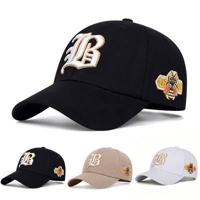 Letter B Embroidery Baseball Cap Cotton Snapback Hat Sun Hats Spring Summer Dad Hat Hip Hop Caps for Men Women