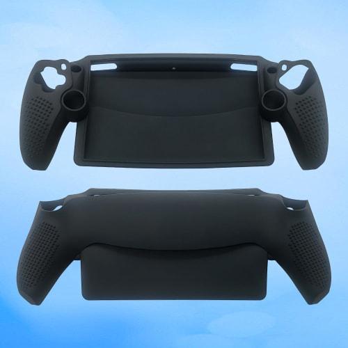 Joysog Anti-slip Silicone Cover Case Playstation Portal Remote Player Handheld Game Console Protector Skin  Black