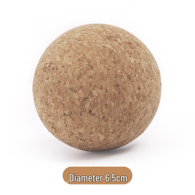 High-Density Cork Yoga Ball for Muscle Relaxation & Fascia Exercise