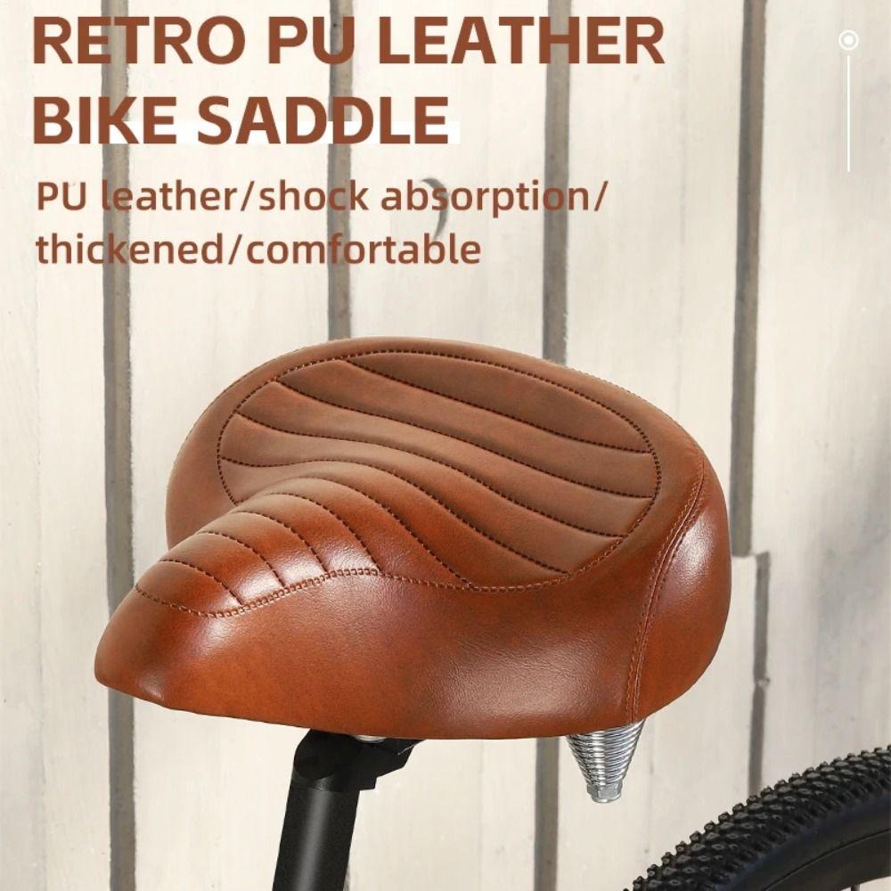 MTB Spring Bicycle Saddle Shock-Absorbing Mountain Bike Seat Bicycle Seat Cushion  Replacement