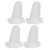 4Pcs Small Piping Tip Protectors Silicone Cover for Cake Decorating Nozzles Reusable Freshness Keeper Easy Storage and Efficient