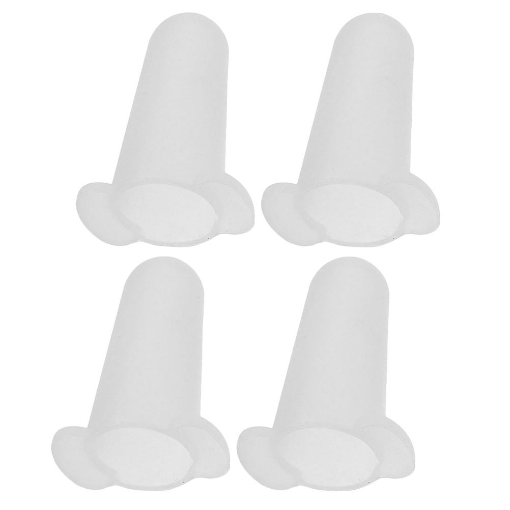 4Pcs Small Piping Tip Protectors Silicone Cover for Cake Decorating Nozzles Reusable Freshness Keeper Easy Storage and Efficient