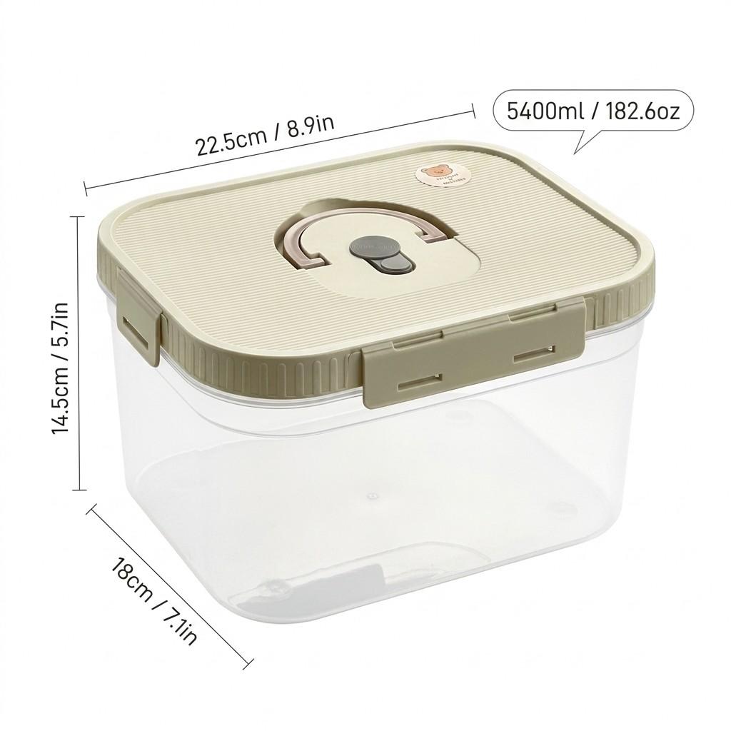 Plastic Stackable Preservation Box With Handle Refrigerator Egg Fresh-keeping Box Stackable Fruit Vegetable Storage Container