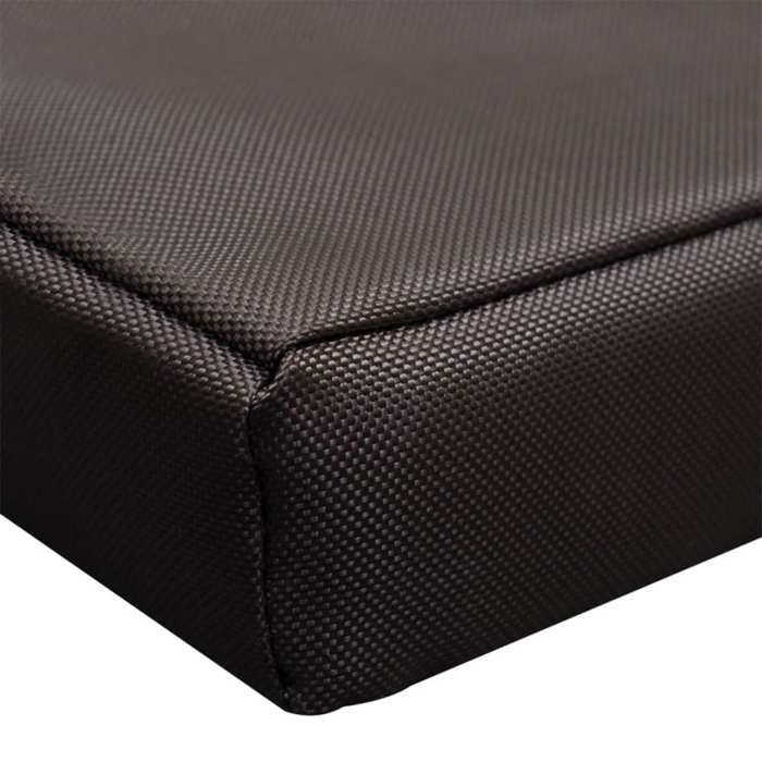 VidaXL Tapis plat rectangulaire pour chien marron taille XL 170242