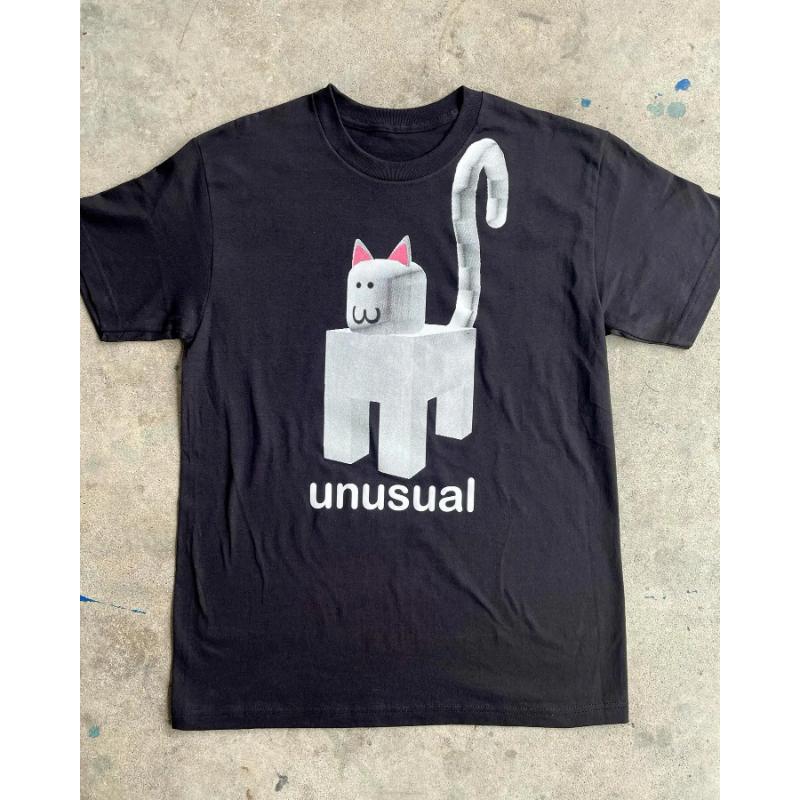 Humor Versatile Fashionable Printed Daily Women T-Shirts Loose Solid Classic Style Short-sleeves Streetwear Black Slim Fit Tops