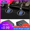 Car Sticker Hot For Ford New LED Car Door Welcome Light Logo Projector Laser Lamp Shadow Light For Ford Focus 2 3 Mondeo Ecospor