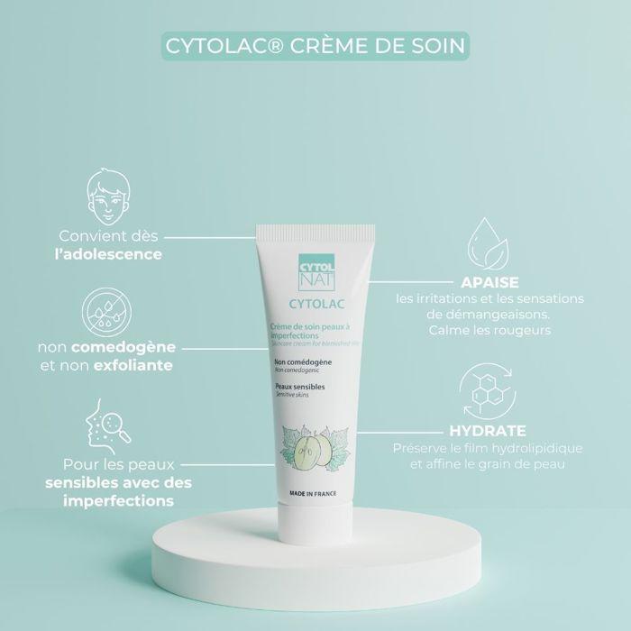 Cytolnat Cytolac crème de soin peaux à imperfections 50ml