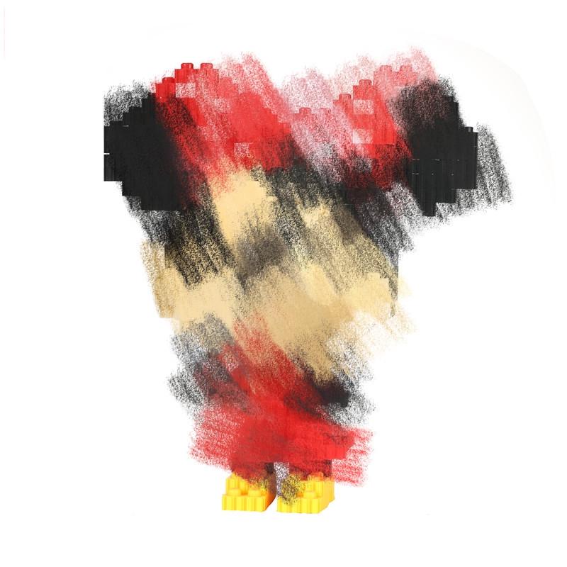 Trendige Spielbausteine Box - Kleines Nest Squidward Mädchen Lern-Geburtstagsspielzeug