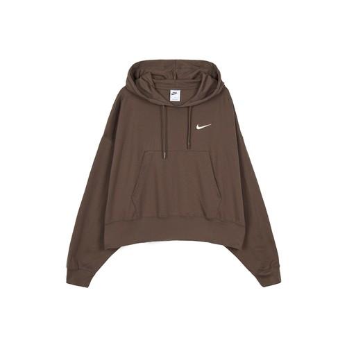 

Nike Women s Solid Color Pullover Hoodie in Brown M коричневый