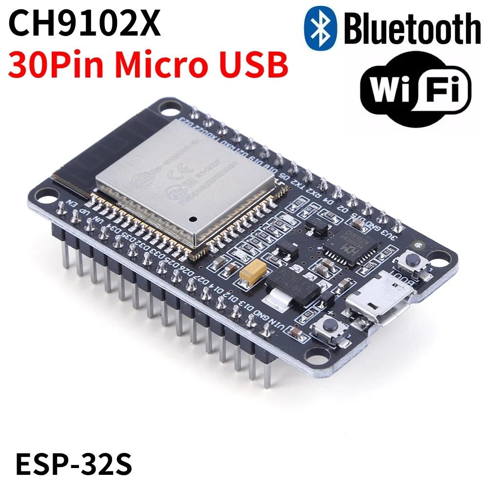 ESP32 ESP-32S ESP WROOM 32 WIFI Board Bluetooth Module Dual Core 32Bit CPU ESP32 Development Board Board 30Pin Wireless Module