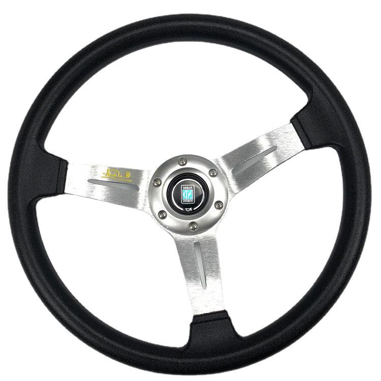 Universal 350MM Racing Competition PU Steering Wheel for Car Modification
