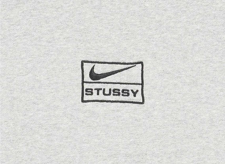Stussy x Nike Fleece Crew Grey