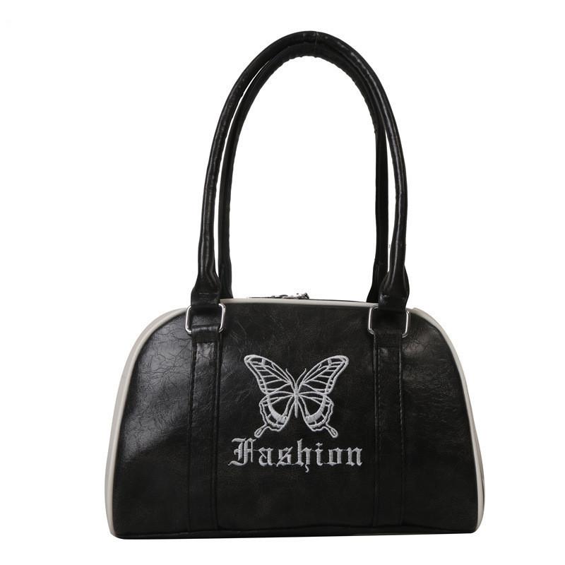 

Стильная женская сумка с винтажным узором, модная сумка через плечо 2023 года, зимняя коллекция, в черном и коричневом цветах чёрный