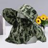 Sonnenhut Vollgesichts-Sonnenschutz Breite Krempe Anti-UV-Sonnenbrandschutz Sonnenschutz Sommer Outdoor Wandern Angeln Teepflückhut Mann Versorgung